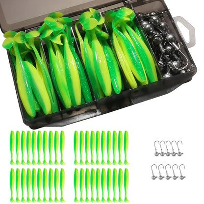 HookUpCo. 50PCS Metal Jig Bait Fishing Lure Kit - HookUpCo.