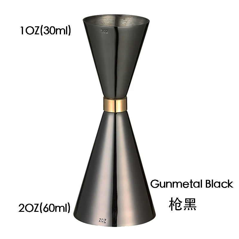 HookUpCo. Stainless Steel Cocktail Jigger Tool
