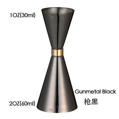 HookUpCo. Stainless Steel Cocktail Jigger Tool