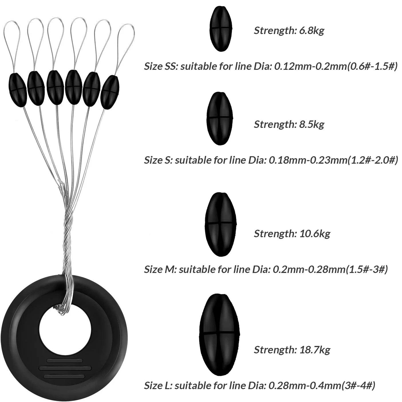 HookUpCo. 60-Piece Fishing Bobber Set - HookUpCo.
