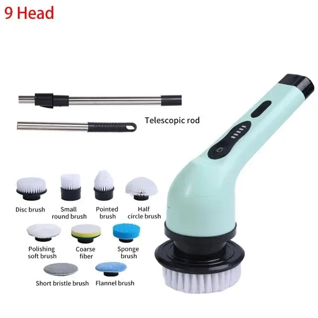 Rotating Wireless Cleaning Brush