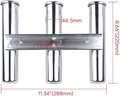 HookUpCo. Stainless Steel Fishing Rod Holder Rack - HookUpCo.