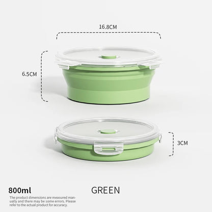 HookUpCo. Stackable Silicone Lunch Box Set