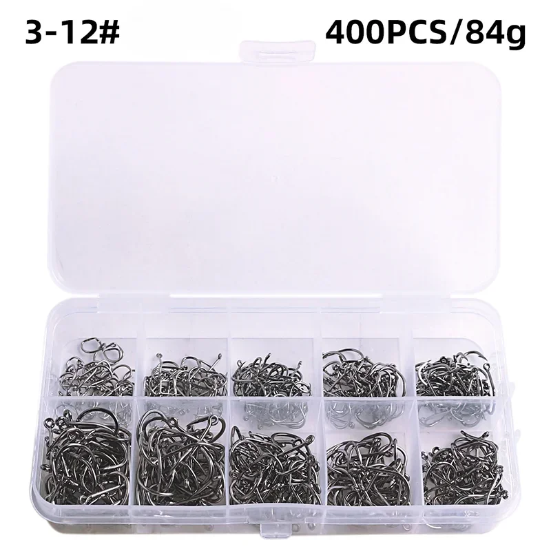 Carbon Steel Fishing Hooks in Bulk 50-1600 PCS - HookUpCo. - HookUpCo.