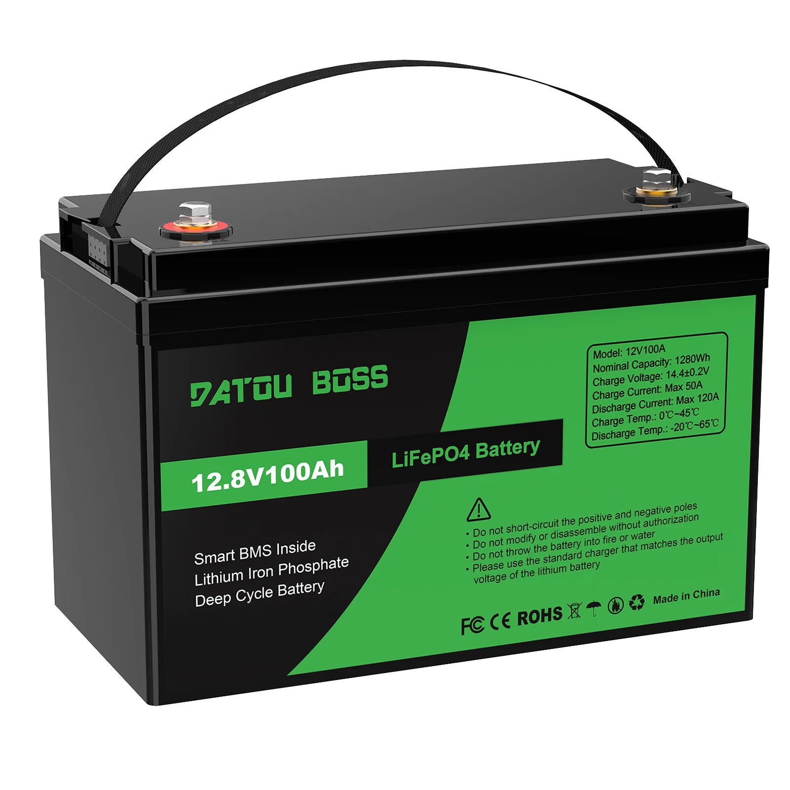 HookUpCo. LiFePO4 12V Battery for Solar Systems - HookUpCo.