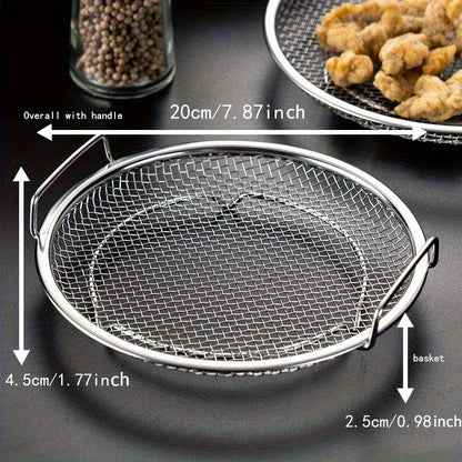 Reusable Stainless Steel Filter Tray for Frying and Straining