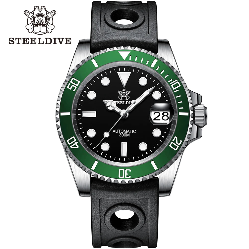 HookUpCo. 30ATM Men's Dive Watch