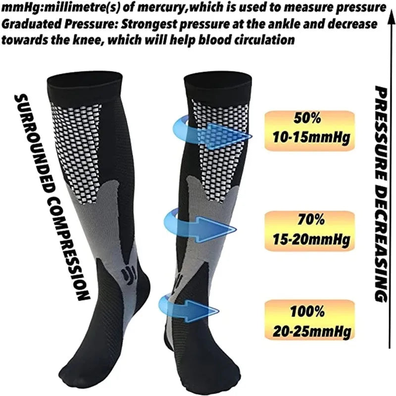 HookUpCo. Compression Socks for Varicose Veins Relief