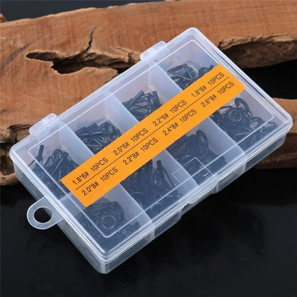 80-Piece Marine Rod Guide Ring Set - HookUpCo.