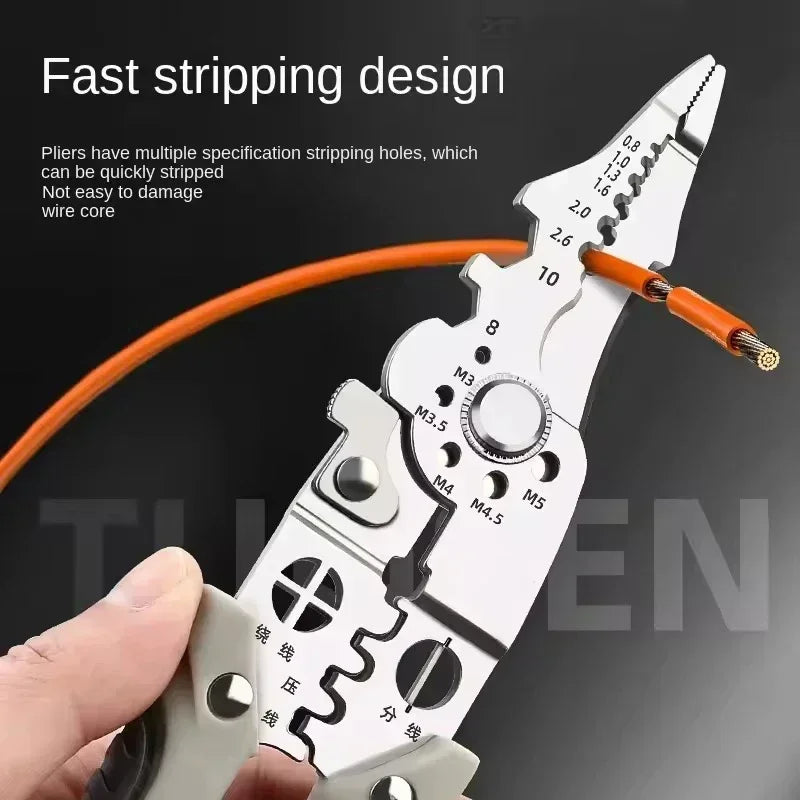 HookUpCo. Multi-Functional Electrician Pliers for Professionals