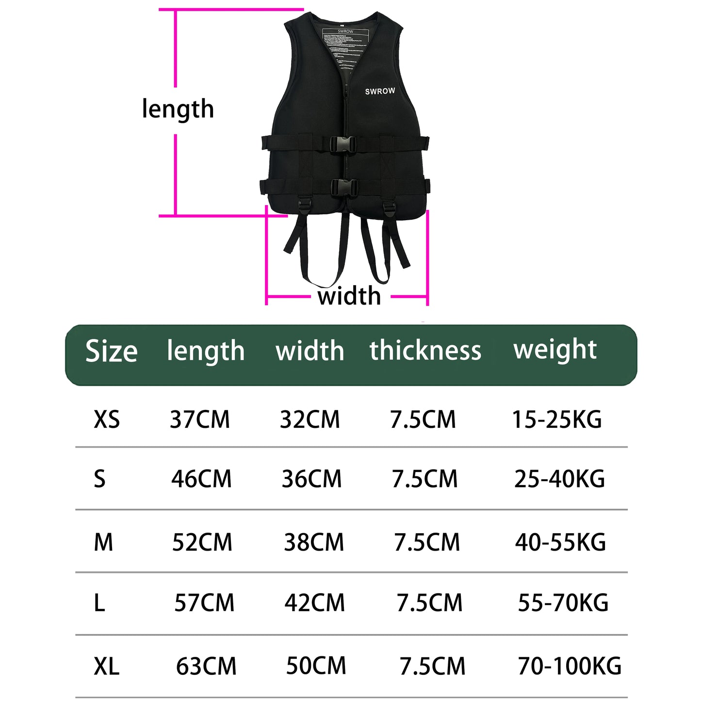 HookUpCo. Neoprene Life Jacket