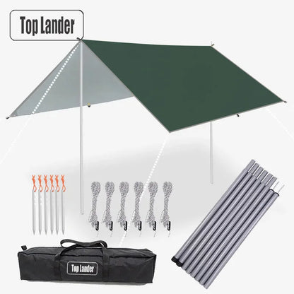 HookUpCo. Ultralight Waterproof Tarp Tent Canopy - HookUpCo.