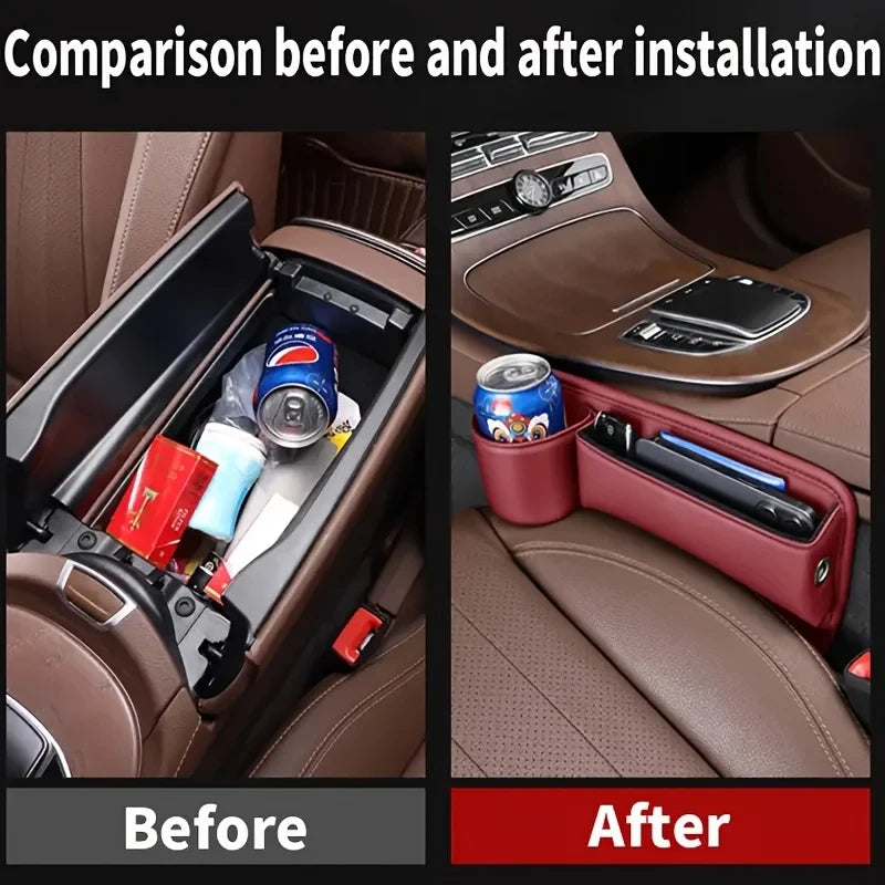 Car Seat Gap Organizer with Cup Holder