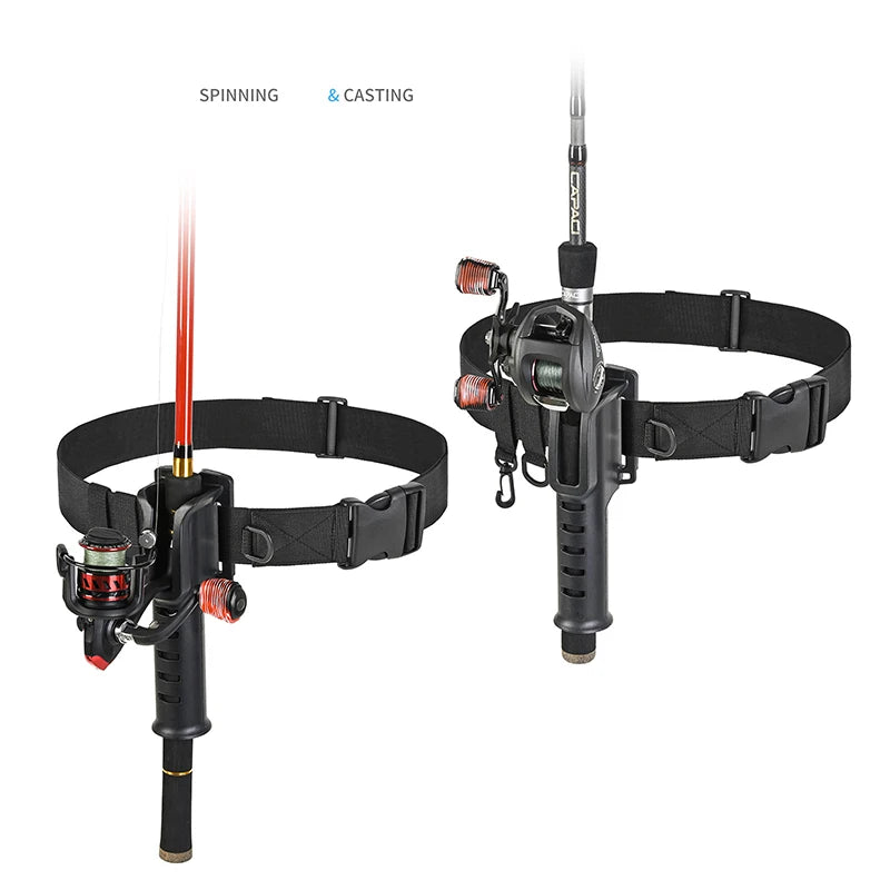 HookUpCo. Adjustable Fishing Rod Belt Holder - HookUpCo.