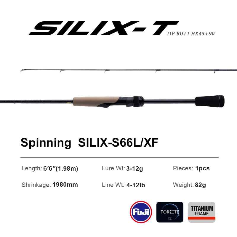 HookUpCo. PureLure Silix-T Fast Action Rod - HookUpCo.