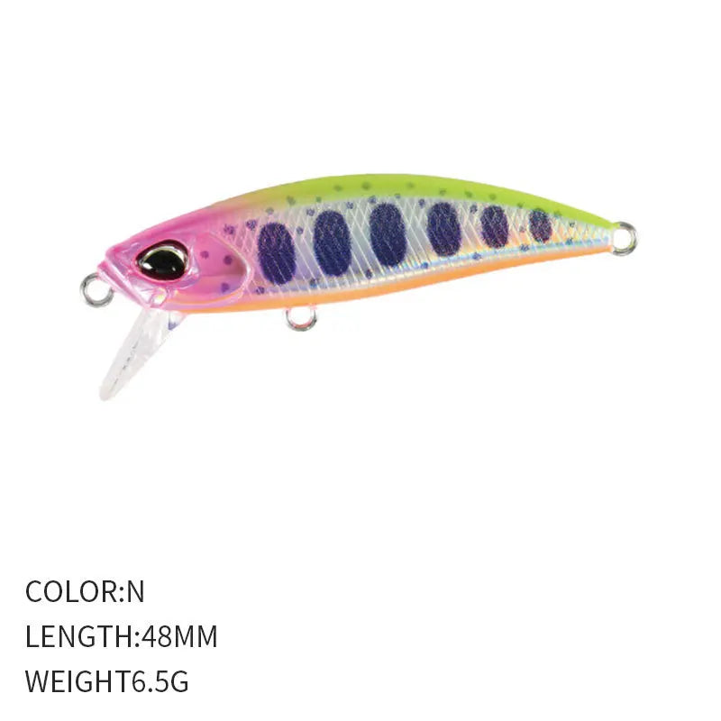 48mm Hard Fishing Lures with Great Action for Professionals