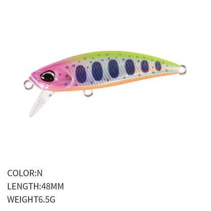 48mm Hard Fishing Lures with Great Action for Professionals