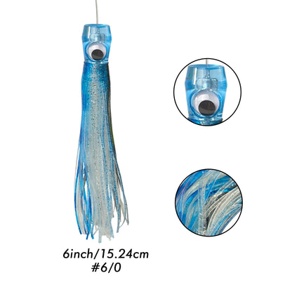 HookUpCo. Transparent Trolling Lure Set for Big Fish