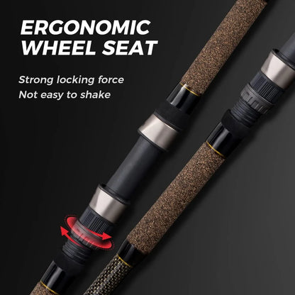 HookUpCo. Pure Carbon Surf Spinning Rod 9'-12' - HookUpCo.