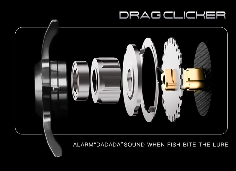 HookUpCo. Salminus Baitcasting Reel, 12KG Drag - HookUpCo.