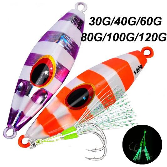 Metal Jig Spoon Lure for Bass Fishing Tackle - Durable Design