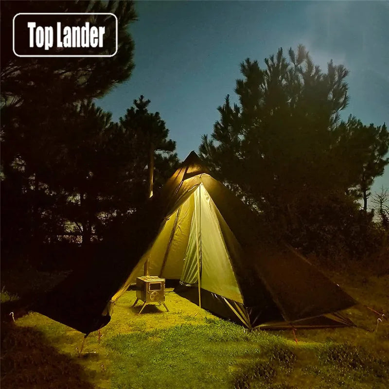 HookUpCo. Ultralight Camping Tent with Chimney - HookUpCo.