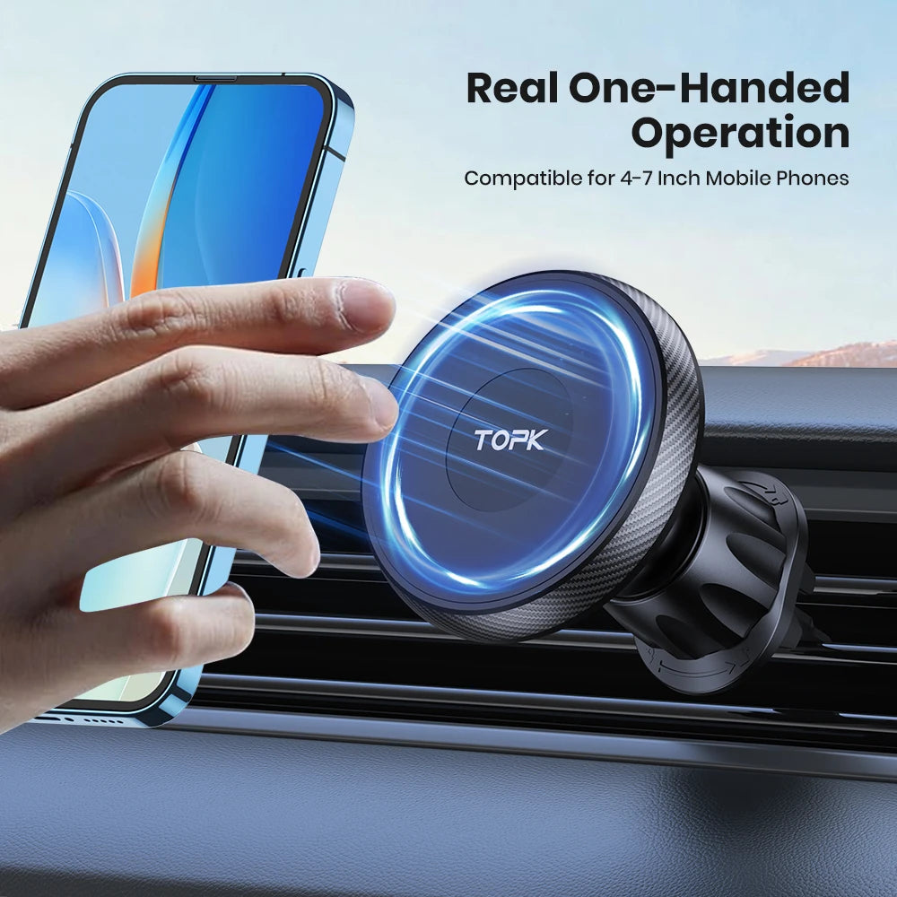HookUpCo Magnetic Car Phone Stand