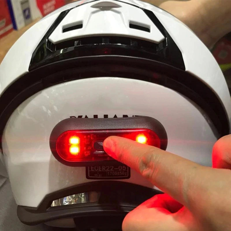 HookUpCo LED Bike Helmet Tail Light