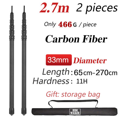 HookUpCo. Lightweight Carbon Fiber Tarp Poles - HookUpCo.