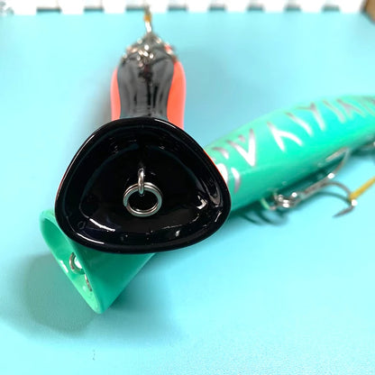 HookUpCo. Big Game Trolling Popper Lure 200mm - HookUpCo.