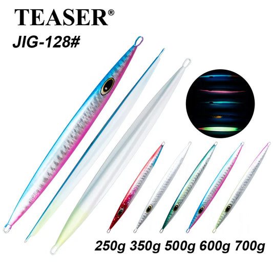HookUpCo. Luminous Metal Plate Fishing Lure - HookUpCo.