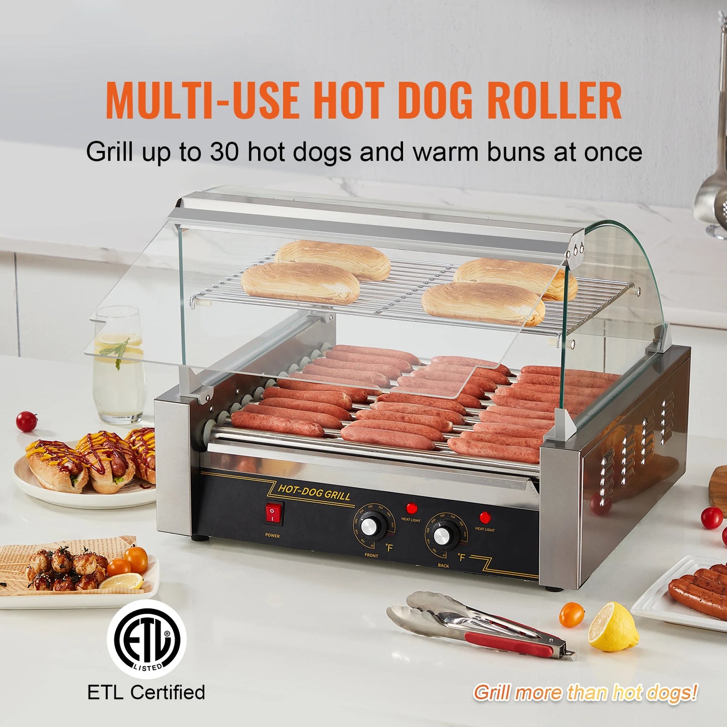 HookUpCo. Electric Hot Dog Roller
