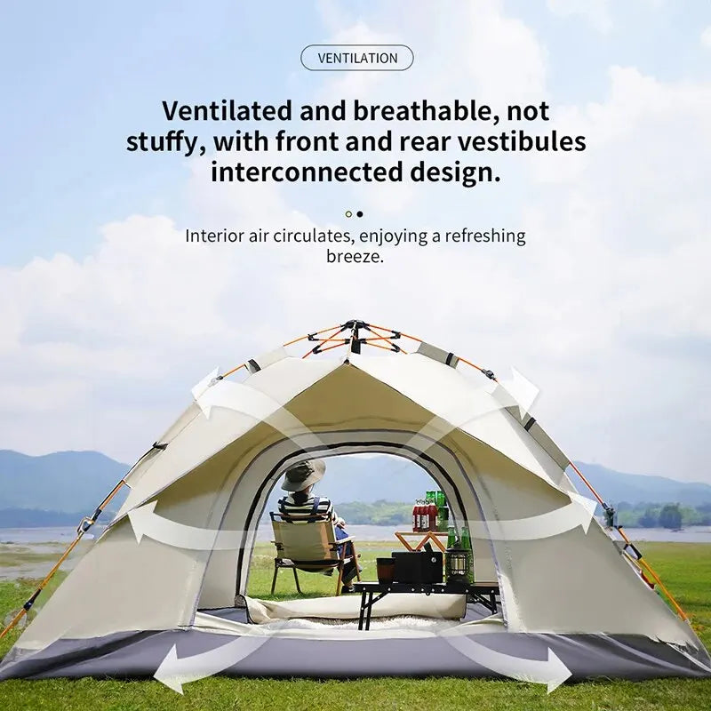 HookUpCo. Automatic Folding Tent for 3-4 People - HookUpCo.