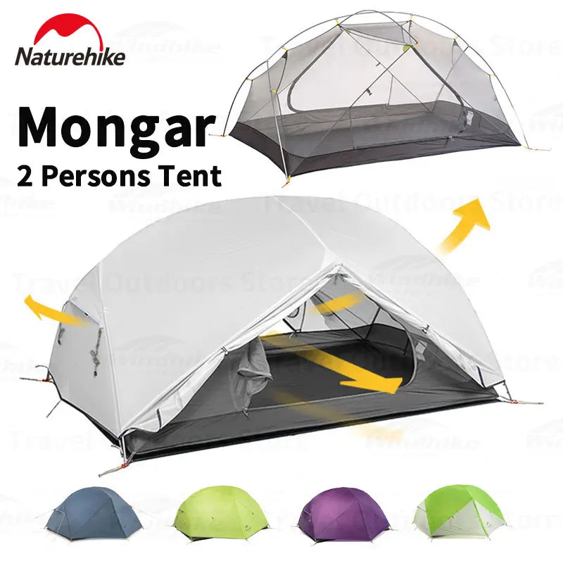 HookUpCo. Ultralight 2-Person Camping Tent - HookUpCo.