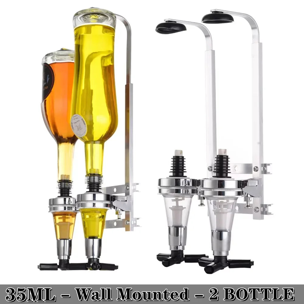 Wall-Mounted Liquor Dispenser for Home Bars