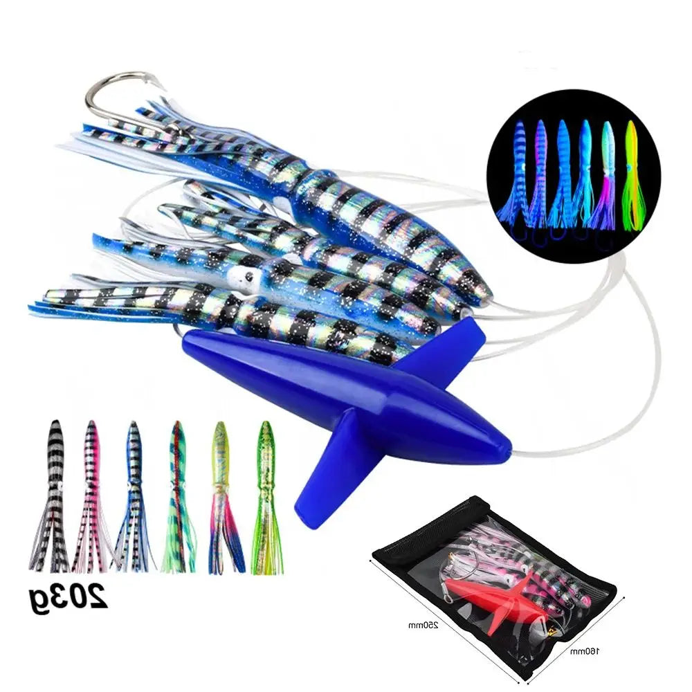 HookUpCo. Wahoo Fishing Teaser Rigged Lure - HookUpCo.