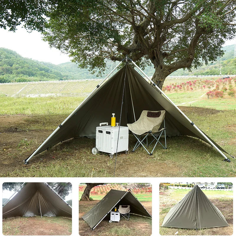 HookUpCo. Waterproof Tent Tarp with 19 Hang Points - HookUpCo.