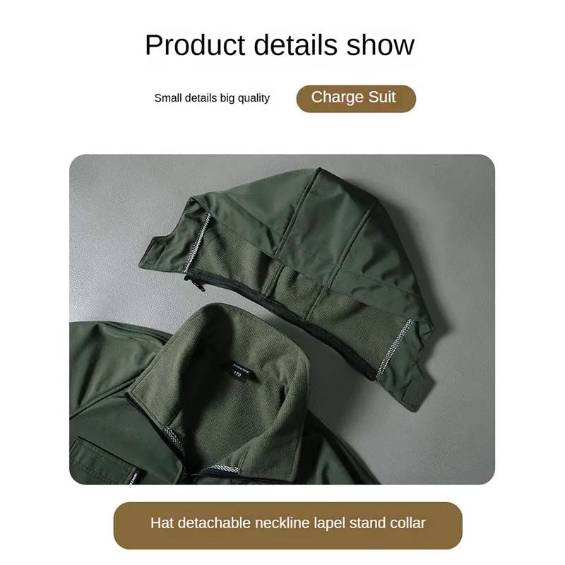 HookUpCo. Winter Men's Waterproof Jacket Set - HookUpCo.