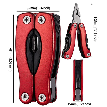 Versatile Folding Multi Tool with Pliers and Knife for Outdoors