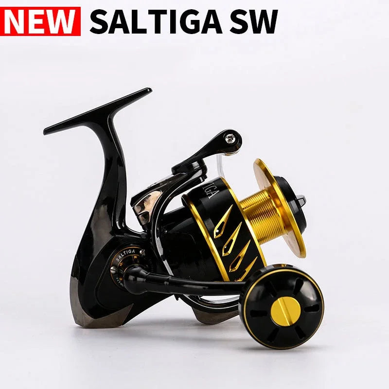 HookUpCo. High-Speed Saltiga Fishing Reel 35kg Drag