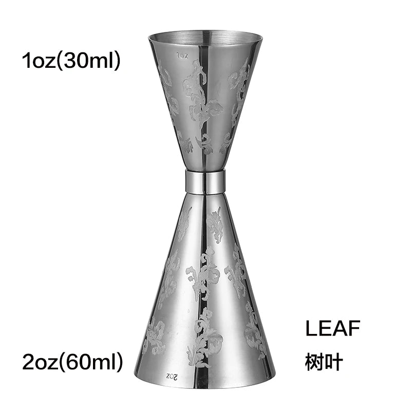 HookUpCo. Stainless Steel Cocktail Jigger Tool