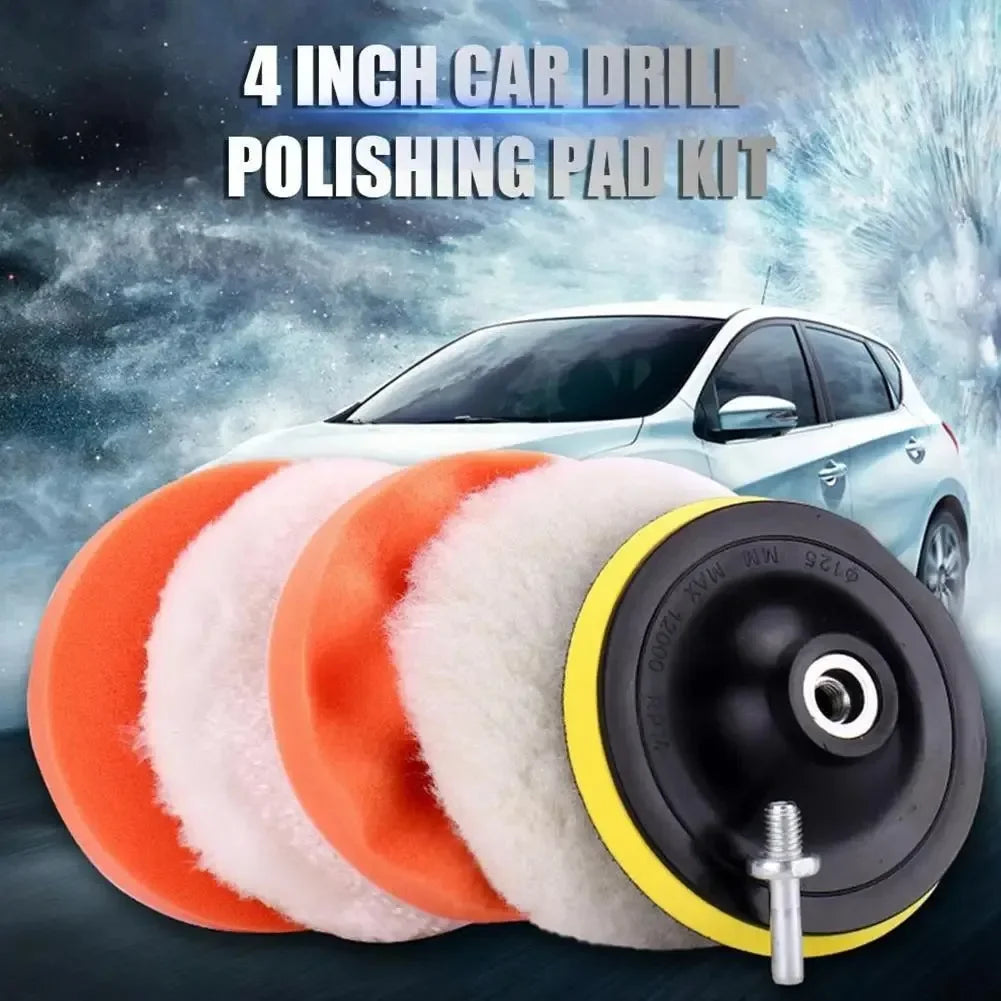 HookUpCo. Soft Wool Car Polishing Pad Set - HookUpCo.