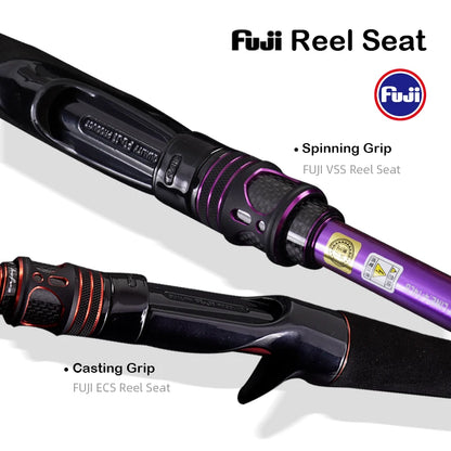 HookUpCo. PureLure Torrent High Carbon Fishing Rod - HookUpCo.