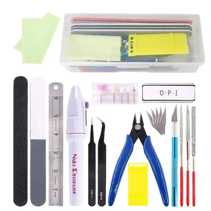 24-Piece Miniature Tool Kit for Model Building