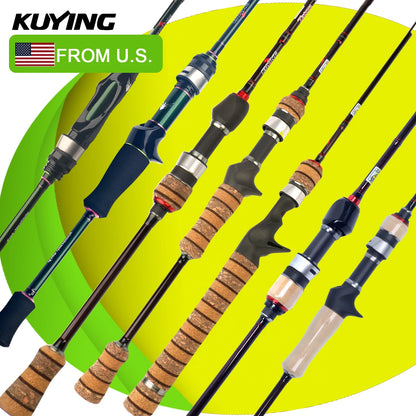 HookUpCo. Carbon Fishing Rod for Rivers and Streams - HookUpCo.