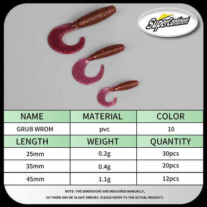 HookUpCo. Soft Plastic Fishing Lures Set - HookUpCo.