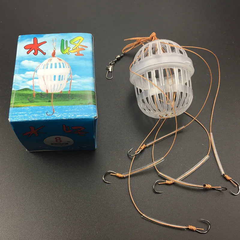 Multi Fish Catch Box with Strong Hooks for Effective Chumming