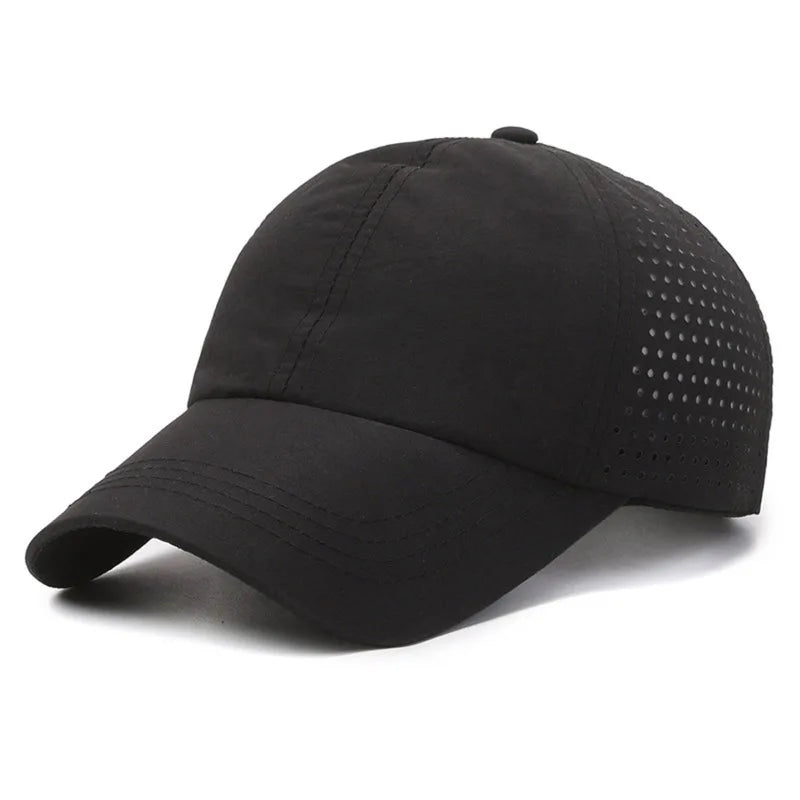Quick-Dry Adjustable Sun Cap for Outdoor Sports
