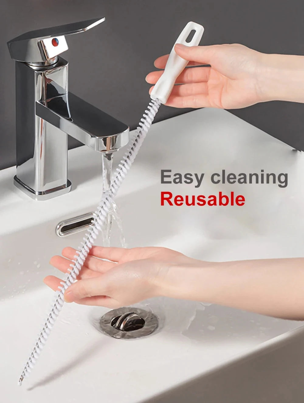 Flexible Drain Cleaning Brush Tool