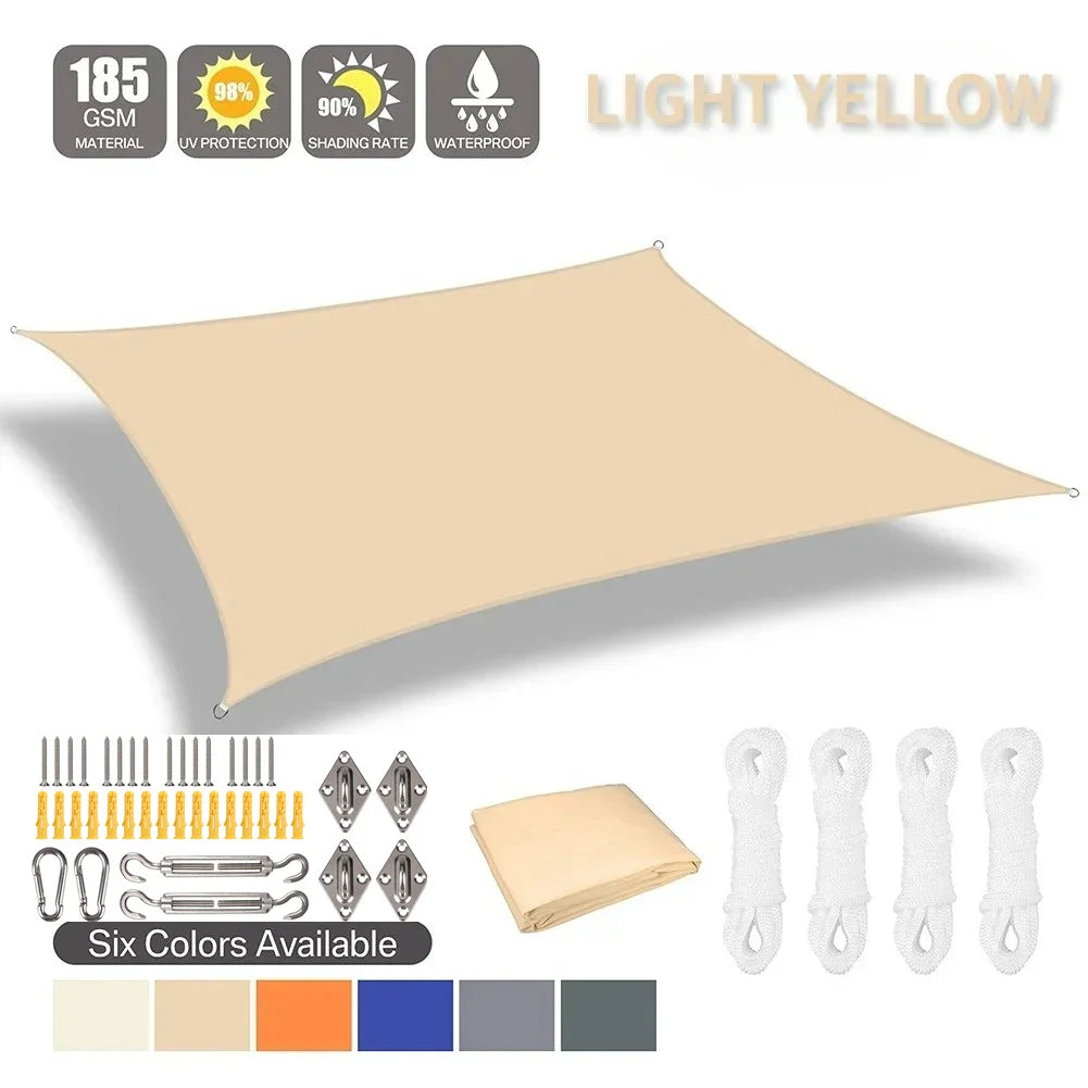 Waterproof UV Block Sun Shade Sail